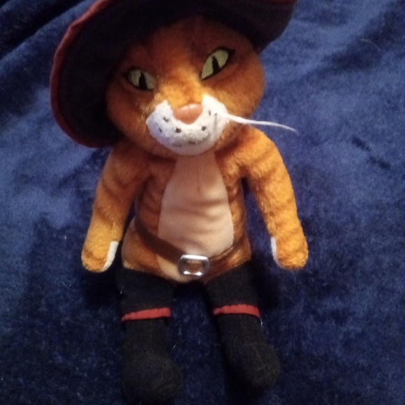 Ty Other - TY Beanie Baby Shrek the Third Puss in Boots 8" Plush Dreamworks 2007